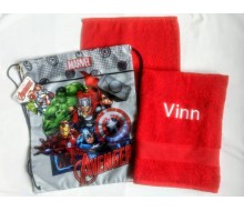 Set de serviettes de natation Marvel Avengers